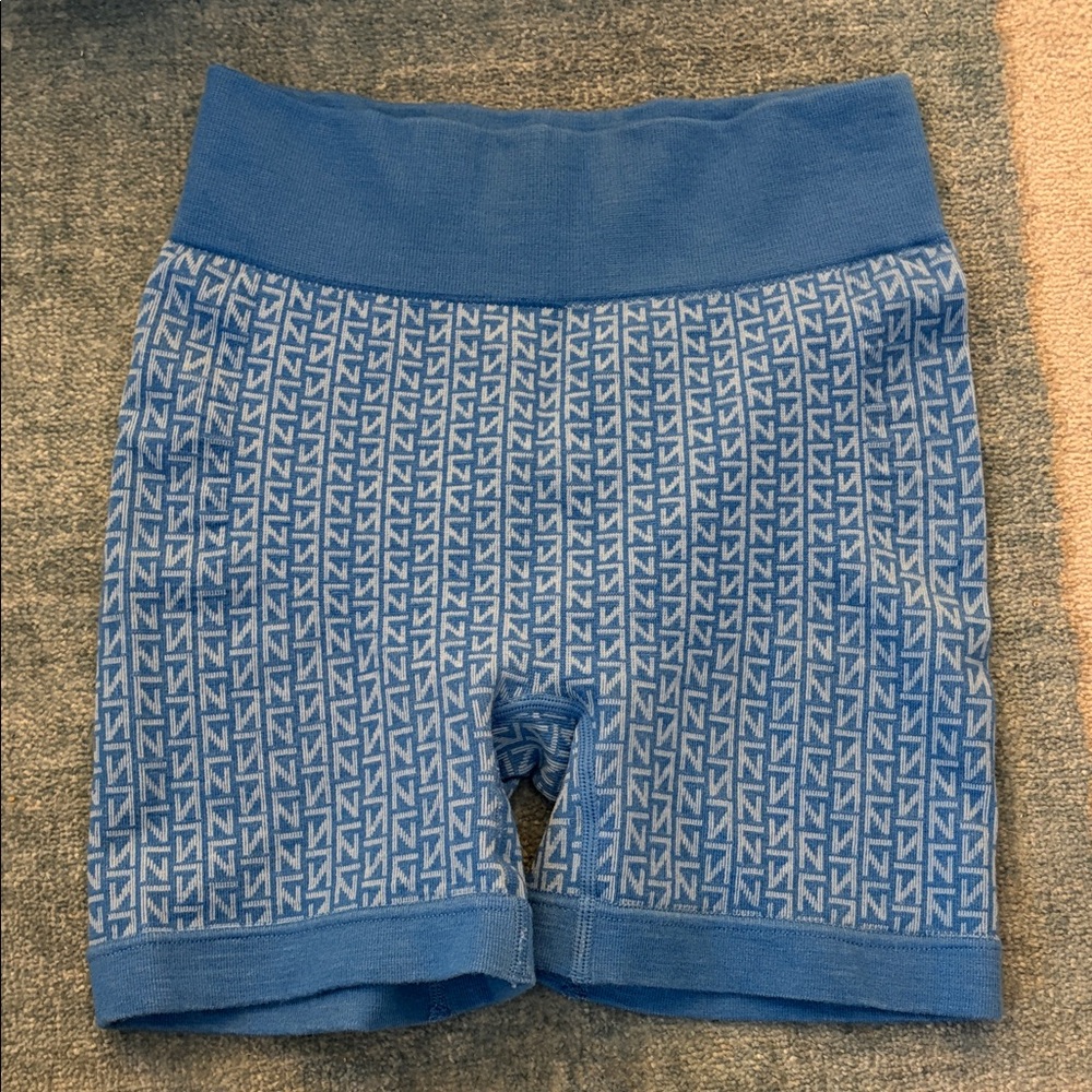 Nagnata Blue Merino biker shorts